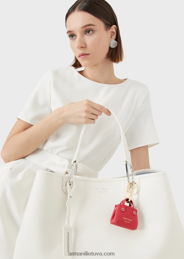 moterys raudona Armani elnio atspaudo mikro myea maišelio žavesys 02482X898