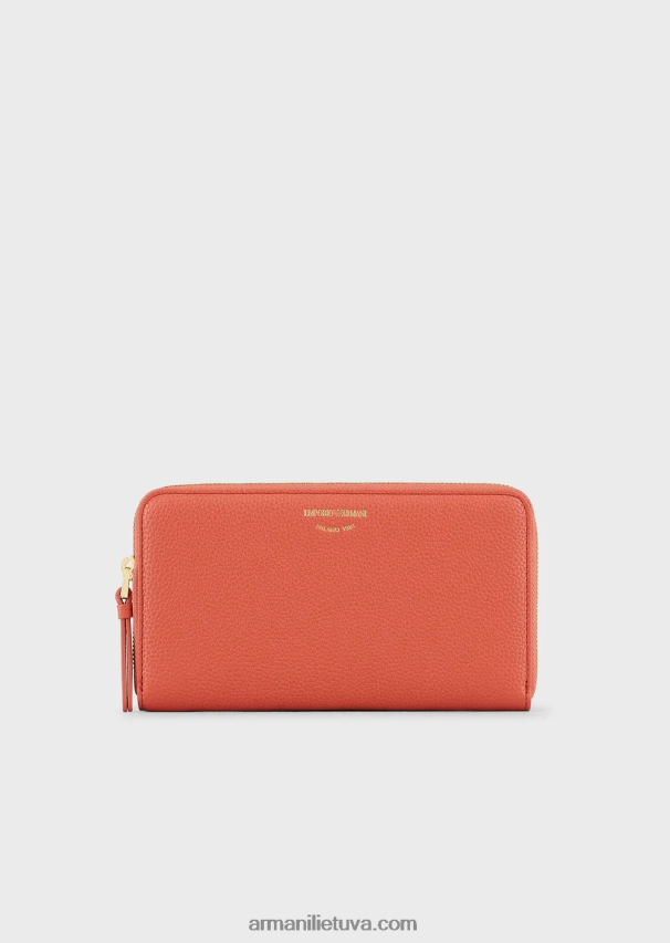 moterys rudas Armani elnio raštų myea piniginė su užtrauktuku 02482X901