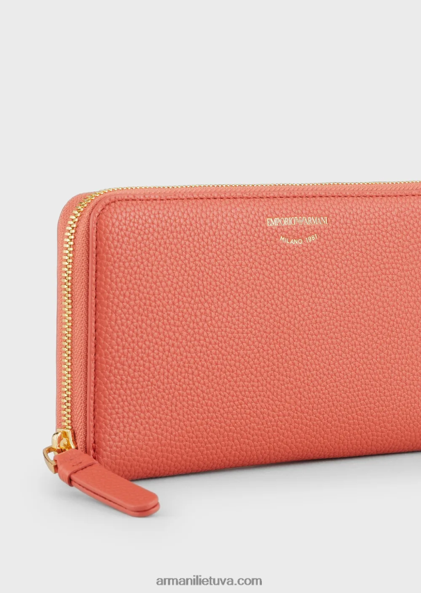 moterys rudas Armani elnio raštų myea piniginė su užtrauktuku 02482X901