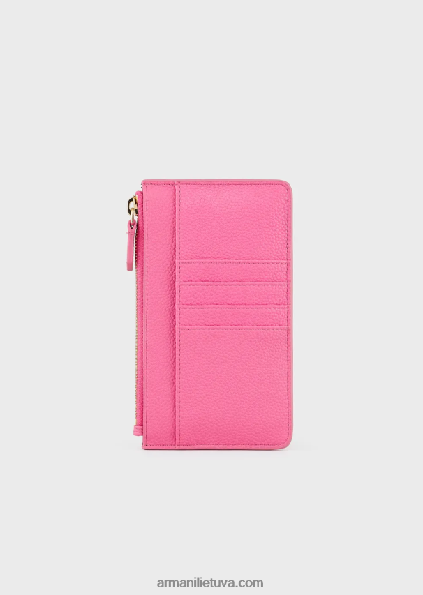 moterys fuksija Armani elnio rašto myea telefono dėklas su užtrauktuku ir kišenėmis 02482X880