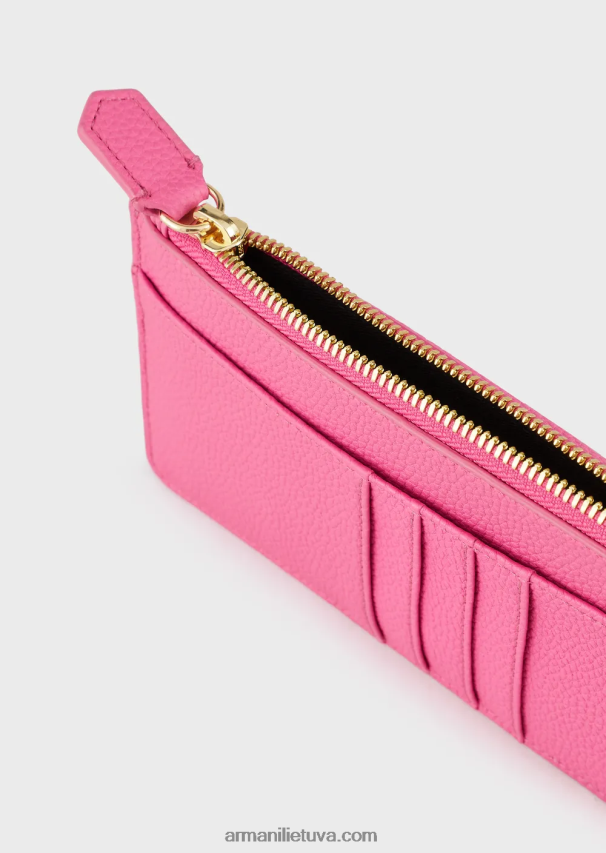 moterys fuksija Armani elnio rašto myea telefono dėklas su užtrauktuku ir kišenėmis 02482X880
