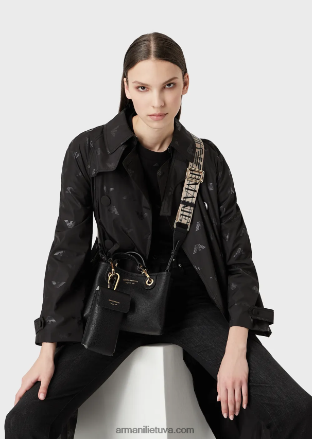 moterys juodas Armani elnio rašto myea telefono dėklas 02482X882