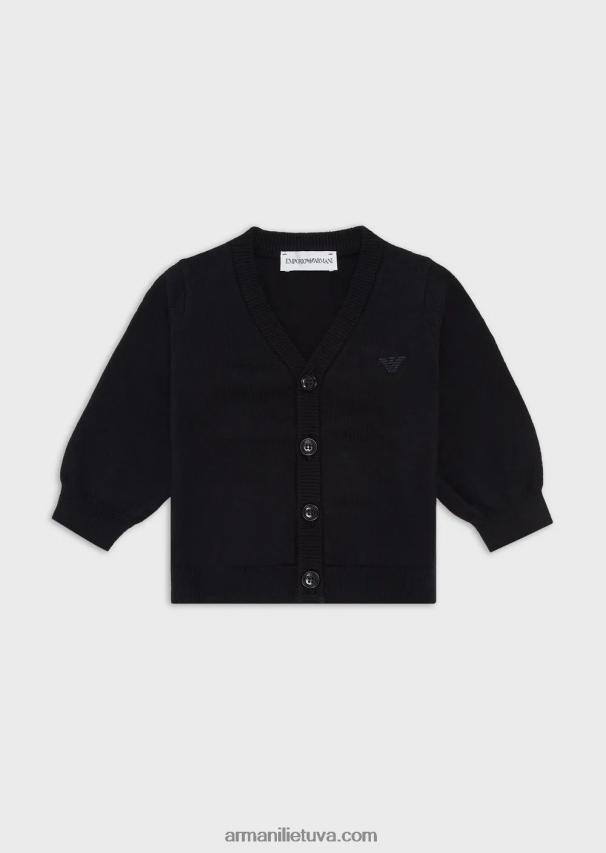 berniukasArmani Vilnos mišinio megztinis su V formos iškirpte 02482X2671