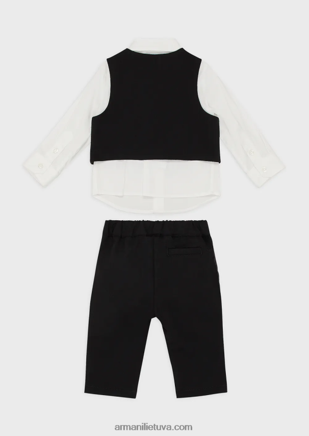 berniukasArmani apranga su marškinių liemene ir kelnėmis 02482X2673