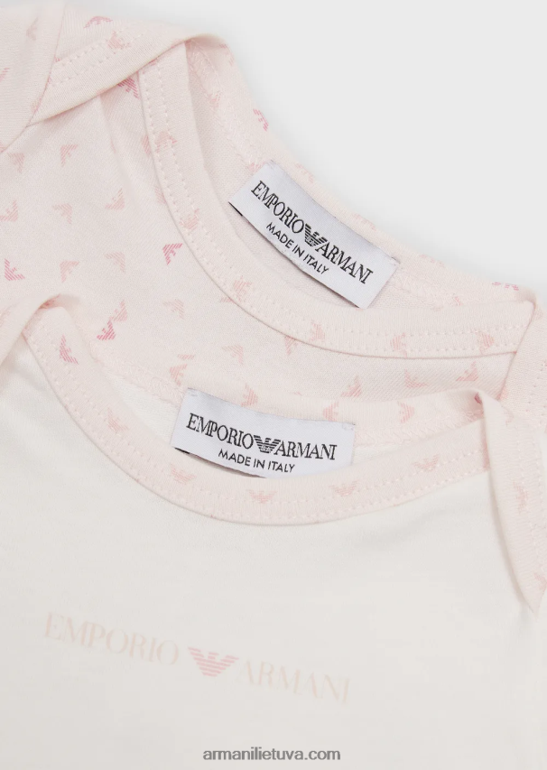 berniukasArmani dovanų rinkinys iš dviejų kombinezonų su visapusišku op-art ereliu 02482X2720