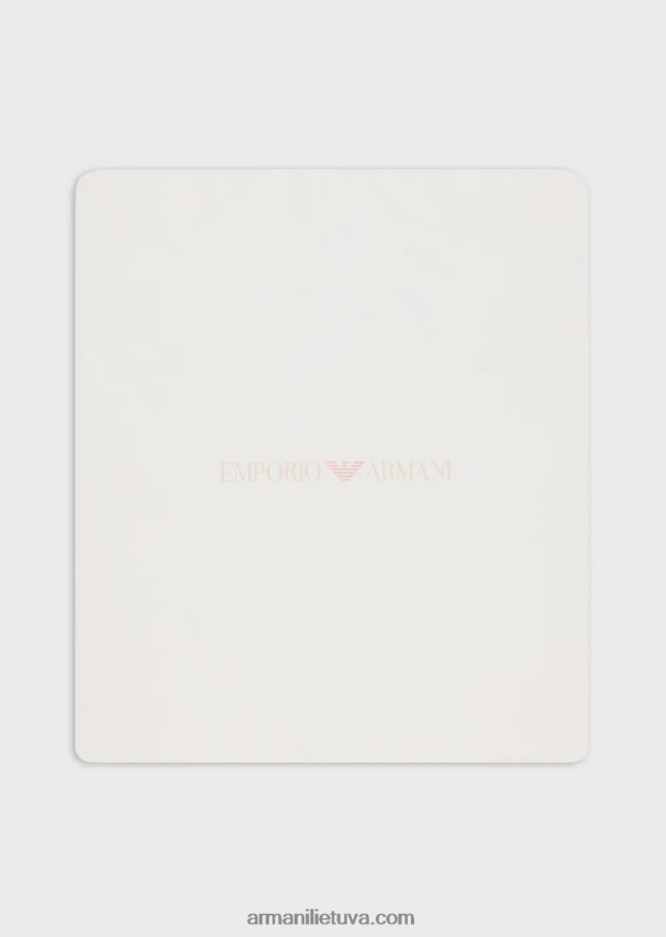 berniukasArmani dvipusė antklodė su op-art logotipu ir ereliais 02482X2722