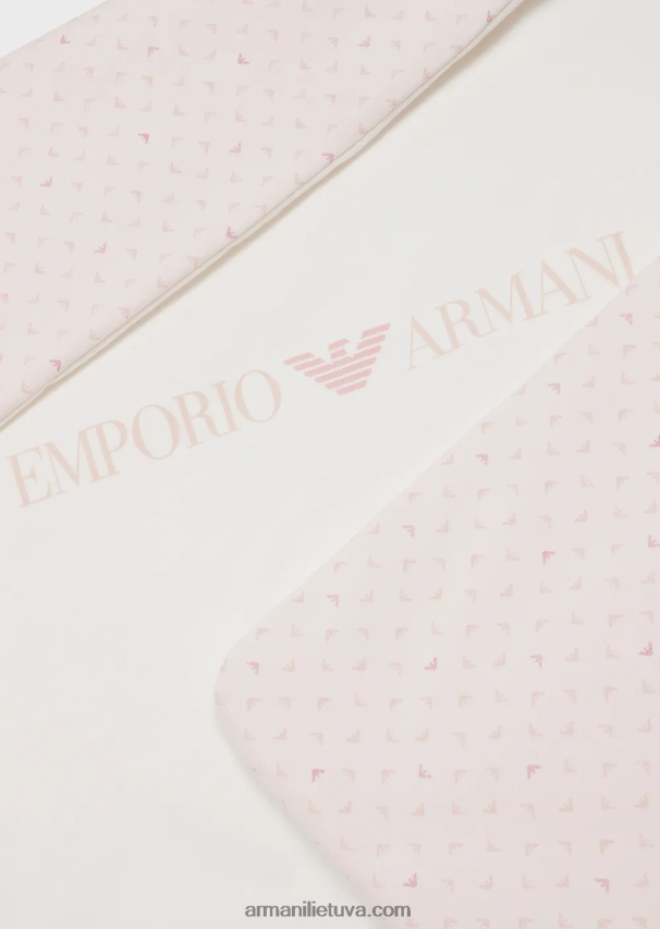 berniukasArmani dvipusė antklodė su op-art logotipu ir ereliais 02482X2722