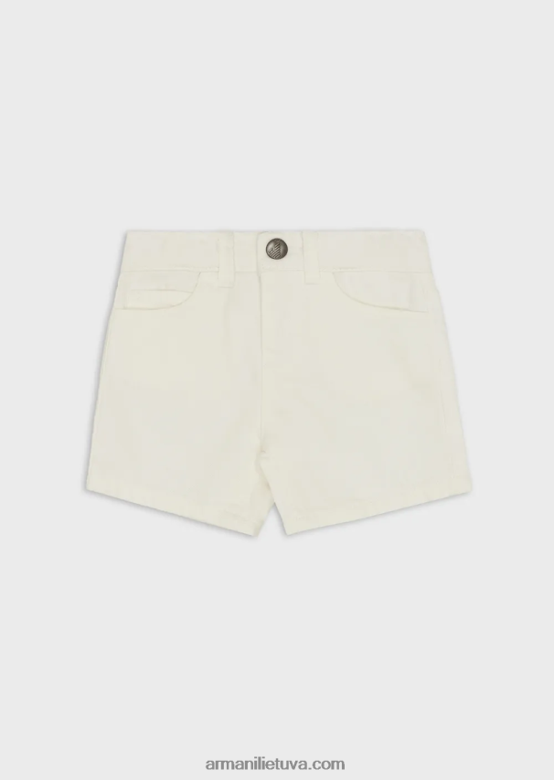 berniukas baltas Armani drabužiais dažyti jaučio šortai 02482X2701