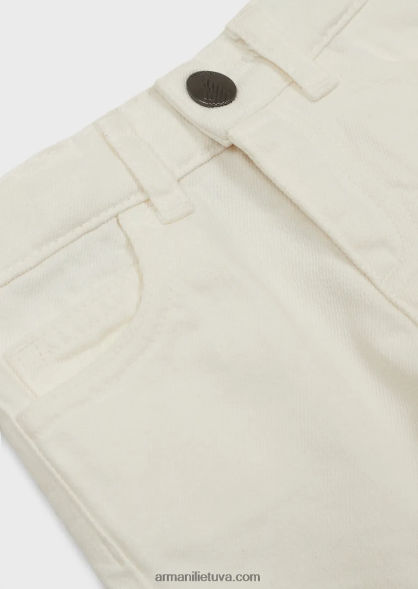 berniukas baltas Armani drabužiais dažyti jaučio šortai 02482X2701