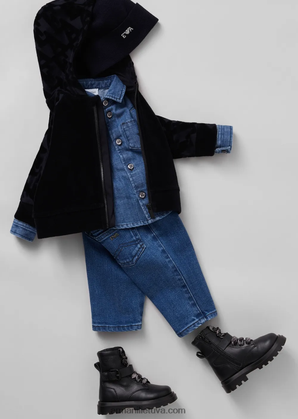 berniukas džinsinio audinio Armani j09 džinsiniai džinsai 02482X2736