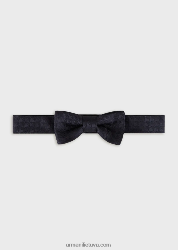 berniukasArmani gryno šilko peteliškė su žakardo ereliu 02482X2732