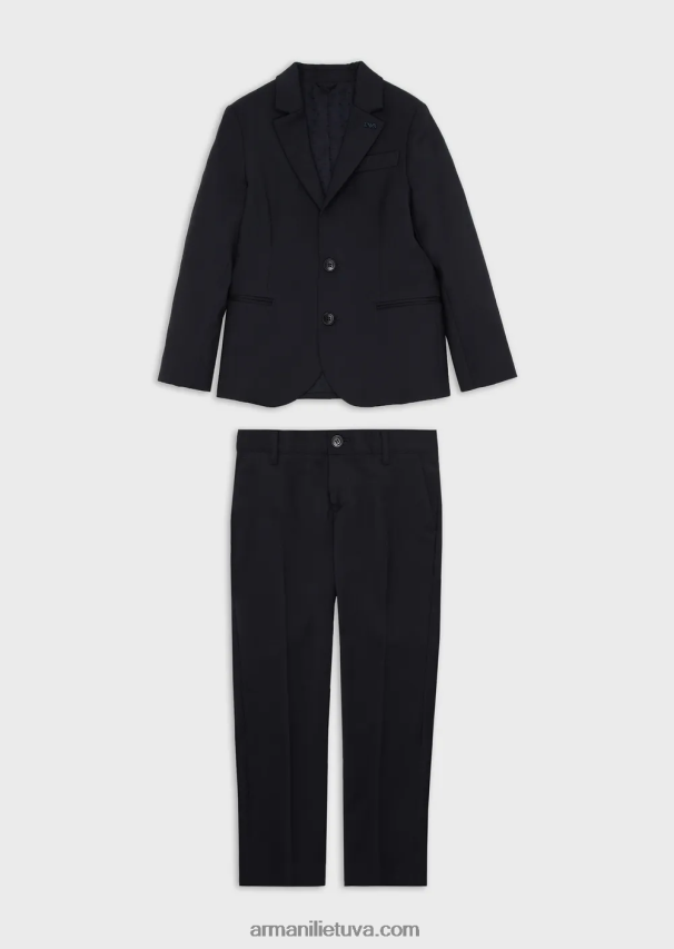 berniukasArmani vieneilis lengvos vilnos kostiumas 02482X2397
