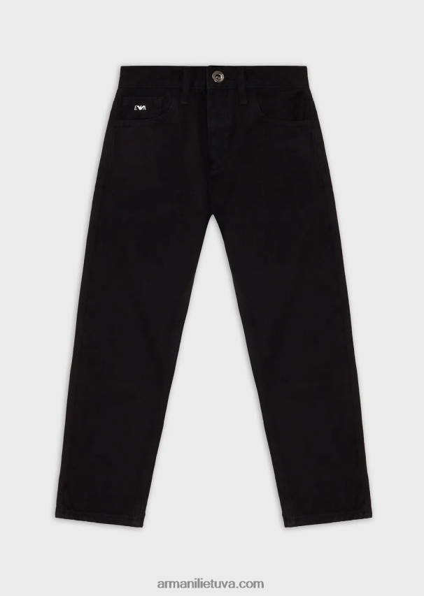 berniukas tamsiai mėlyna Armani j75 drabužiais dažyti bull džinsai 02482X2465