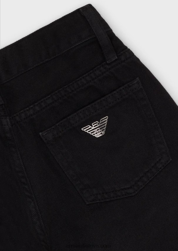 berniukas tamsiai mėlyna Armani j75 drabužiais dažyti bull džinsai 02482X2465