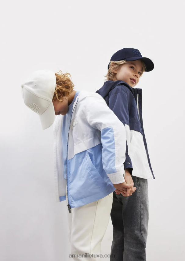 berniukas šviesiai pilka Armani j75 išskalauti džinsai su plyšimais 02482X2469