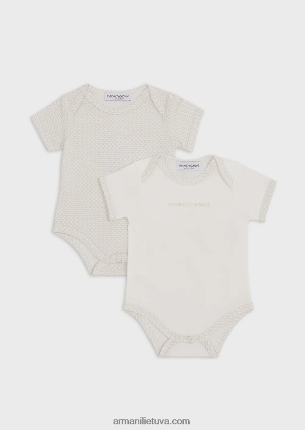 merginaArmani dovanų rinkinys iš dviejų kombinezonų su visapusišku op-art ereliu 02482X2635