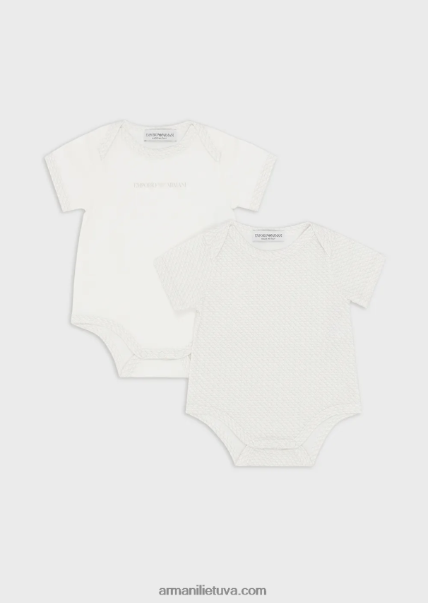 merginaArmani dovanų rinkinys iš dviejų kombinezonų su visapusišku op-art ereliu 02482X2636