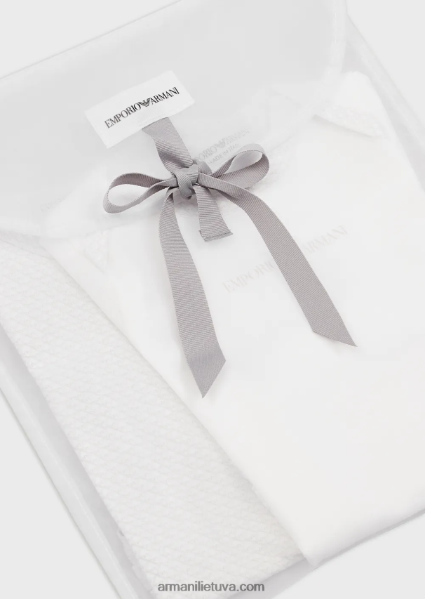 merginaArmani dovanų rinkinys iš dviejų kombinezonų su visapusišku op-art ereliu 02482X2636