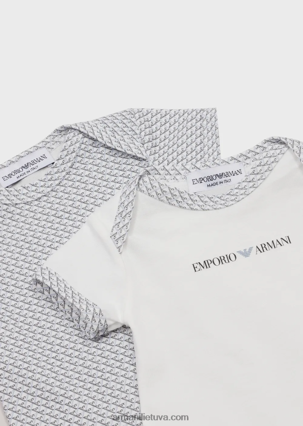 merginaArmani dovanų rinkinys iš dviejų kombinezonų su visapusišku op-art ereliu 02482X2638