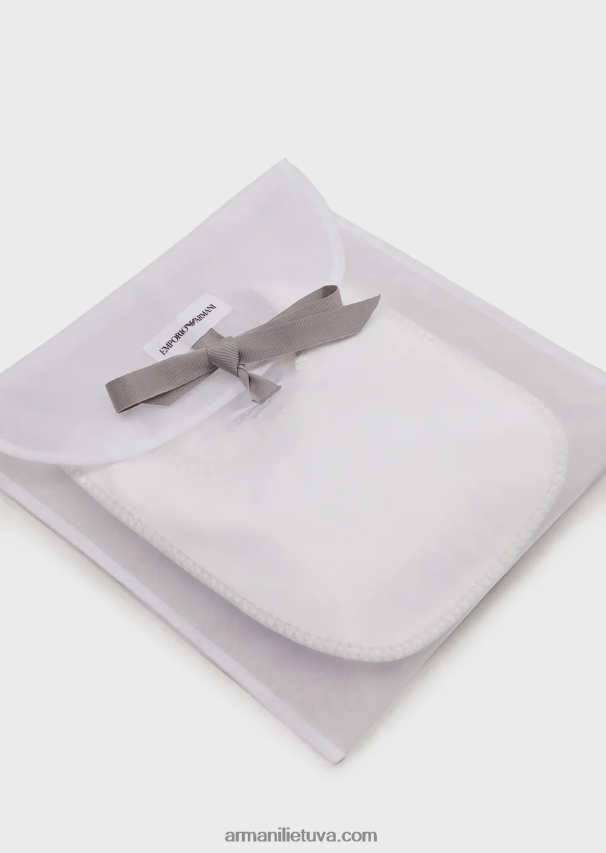 merginaArmani dovanų rinkinys, sudarytas iš op-art erelio seilinukų ir batono 02482X2642