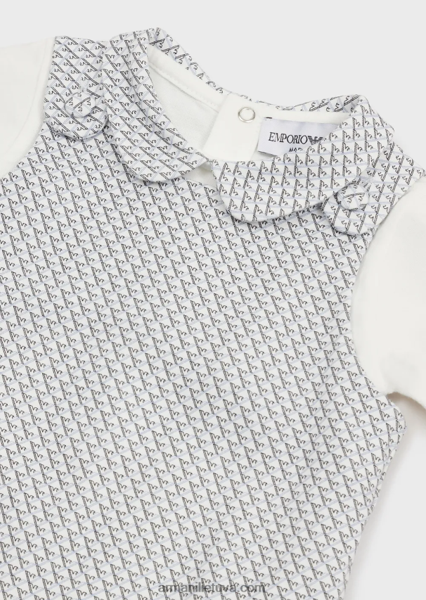 merginaArmani dovanų rinkinys, susidedantis iš op-art erelio marškinėlio ir bodžio 02482X2631