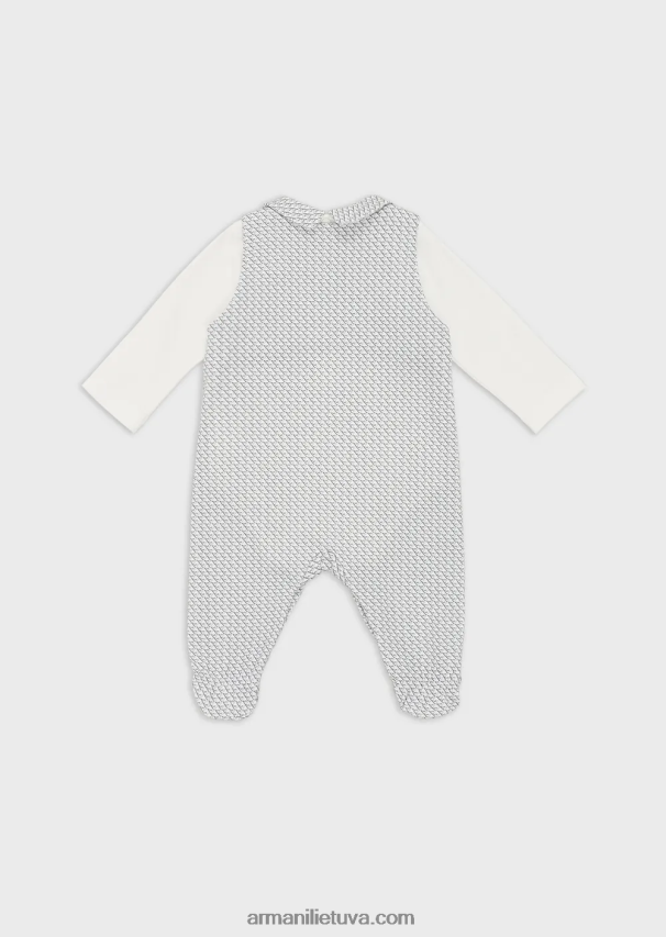 merginaArmani dovanų rinkinys, susidedantis iš op-art erelio marškinėlio ir bodžio 02482X2631