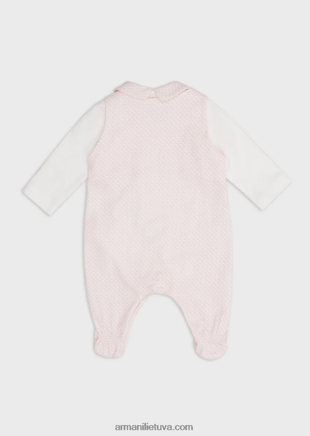 merginaArmani dovanų rinkinys, susidedantis iš op-art erelio marškinėlio ir bodžio 02482X2633