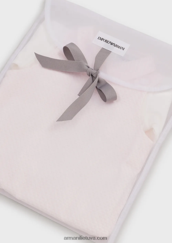 merginaArmani dovanų rinkinys, susidedantis iš op-art erelio marškinėlio ir bodžio 02482X2633