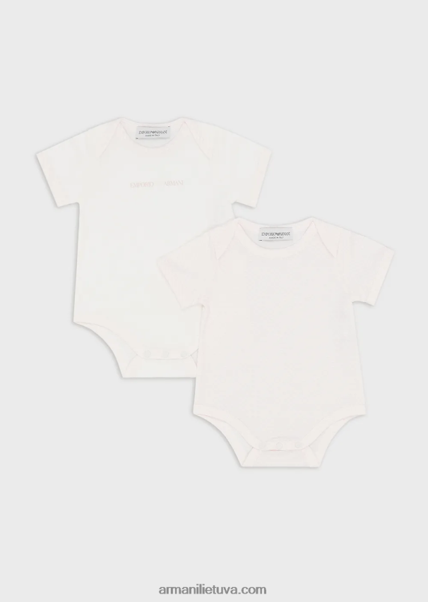 mergina rožinis Armani dovanų rinkinys iš dviejų kombinezonų su visapusišku op-art ereliu 02482X2637