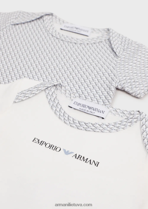 mergina rožinis Armani dovanų rinkinys iš dviejų kombinezonų su visapusišku op-art ereliu 02482X2637