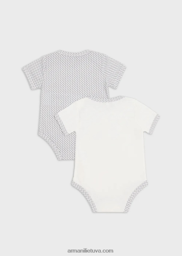 mergina rožinis Armani dovanų rinkinys iš dviejų kombinezonų su visapusišku op-art ereliu 02482X2637