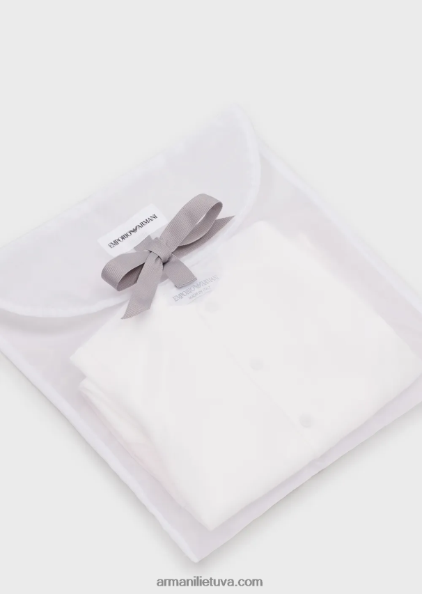 mergina rožinis Armani dovanų rinkinys, sudarytas iš op-art erelio seilinukų ir batono 02482X2643