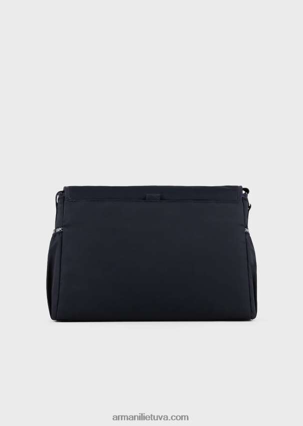 mergina tamsiai mėlyna Armani mumijos krepšio rinkinys su erelio lėkšte 02482X2665