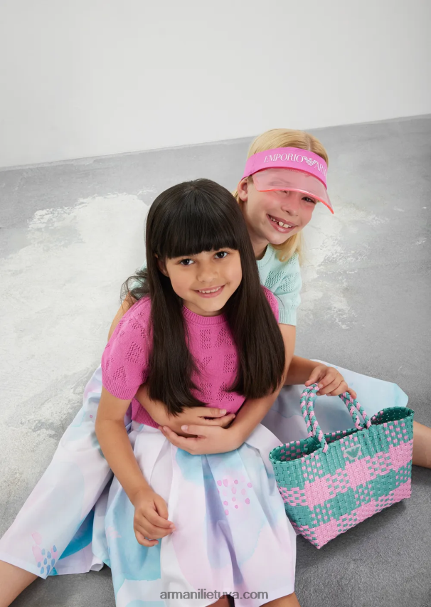 merginaArmani Poplino sijonas su akvareliniu gėlių raštu 02482X2541