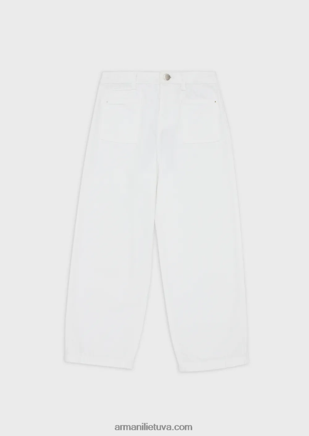 merginaArmani j96 drabužiais dažyti bull džinsai 02482X2554