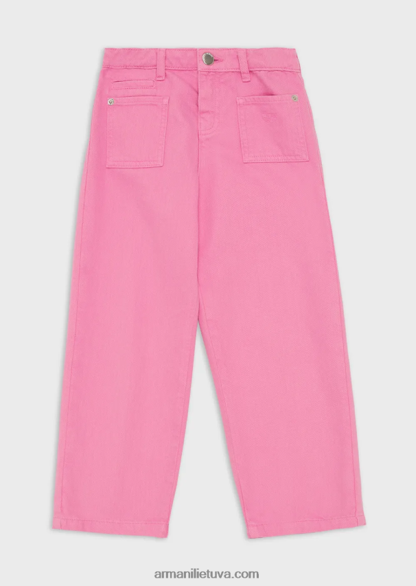 merginaArmani j96 drabužiais dažyti bull džinsai 02482X2555