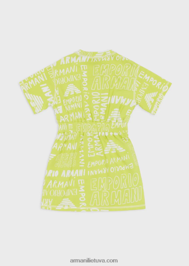 mergina geltona Armani Suknelė su raišteliu su „ea crew“ užrašu 02482X2550