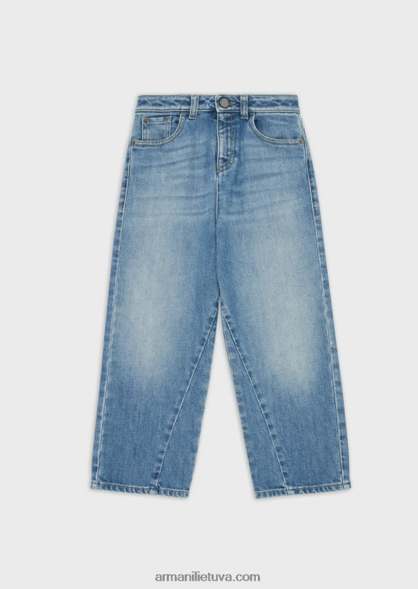 mergina tamsiai mėlyna Armani j31 elastingi džinsai 02482X2575