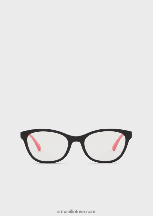 mergina juodas Armani katės akių akiniai 02482X2596