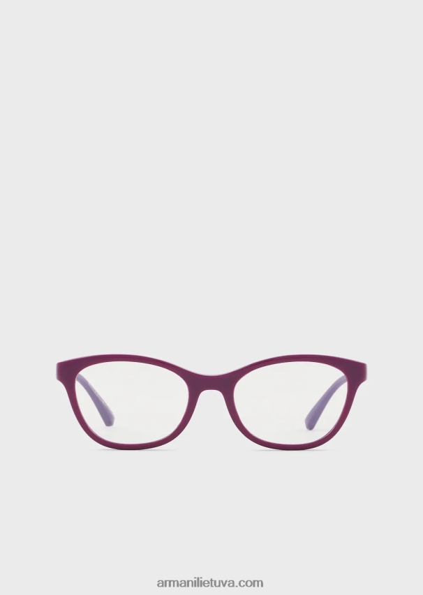 mergina violetinė Armani katės akių akiniai 02482X2598