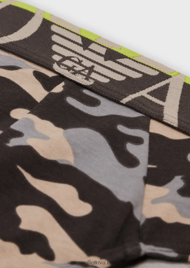 vyrųArmani kelnaitės su kamufliažiniu raštu 02482X1797