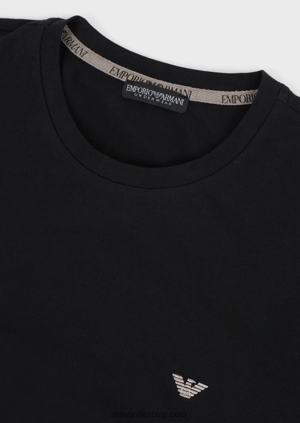 vyrųArmani poilsio aprangos komplektas su megztiniais su siauru kaklu 02482X1815