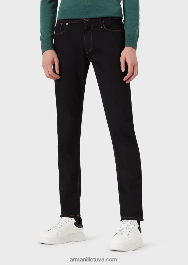 vyrųArmani j06 ploni, komfortiški džinsiniai ruoželiniai džinsai 02482X1176