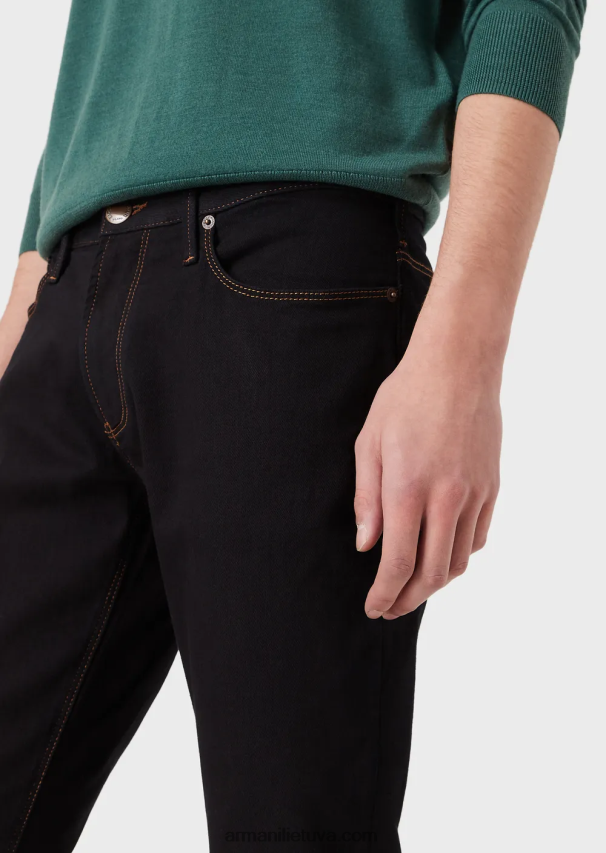 vyrųArmani j06 ploni, komfortiški džinsiniai ruoželiniai džinsai 02482X1176