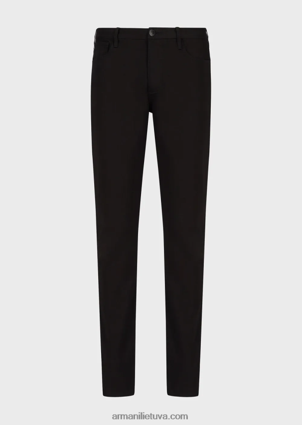 vyrų juodas Armani j11 itin ploni, itin patogūs džinsiniai džinsai 02482X1199