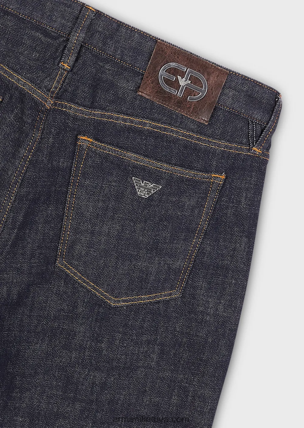 vyrų mėlyna Armani Mėlyni džinsiniai džinsai j75 02482X1167