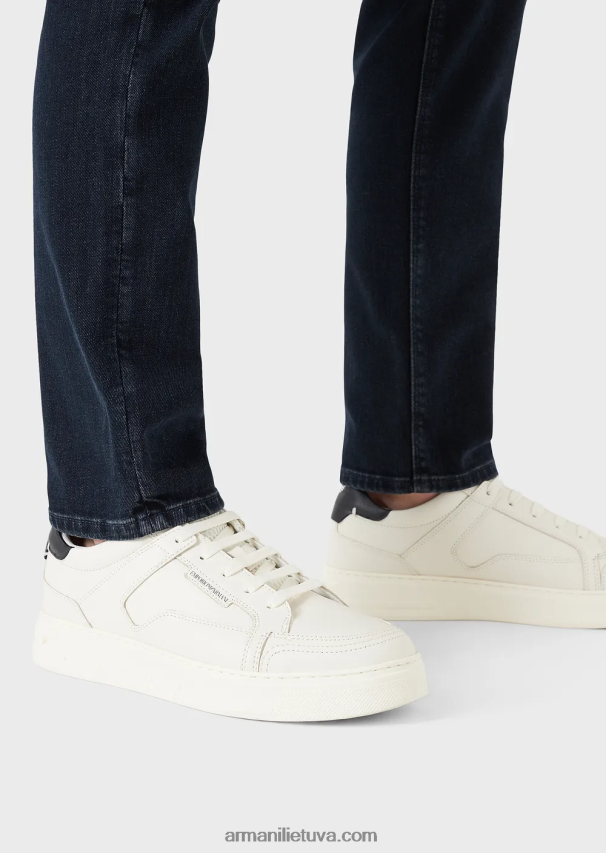 vyrų mėlyna Armani j06 ploni, komfortiški džinsiniai ruoželiniai džinsai 02482X1177