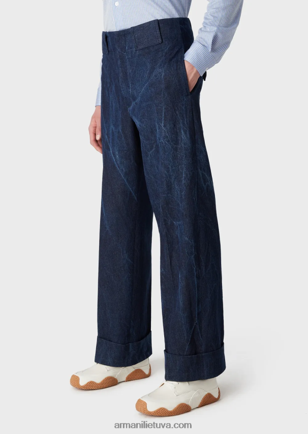 vyrųArmani akmenimis skalbtos džinsinės kelnės 02482X1371