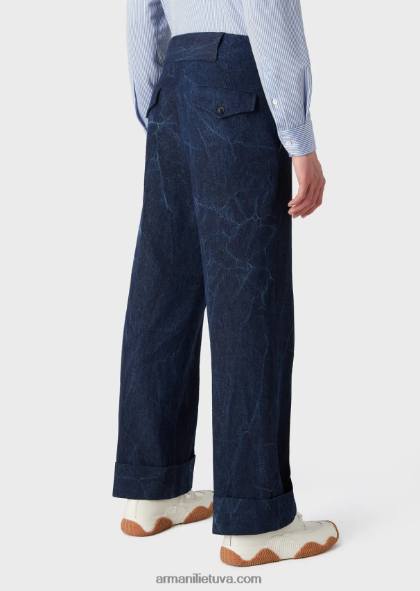 vyrųArmani akmenimis skalbtos džinsinės kelnės 02482X1371