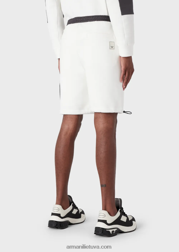 vyrų baltas Armani Kelionėms reikalingi šortai su raišteliu 02482X1381